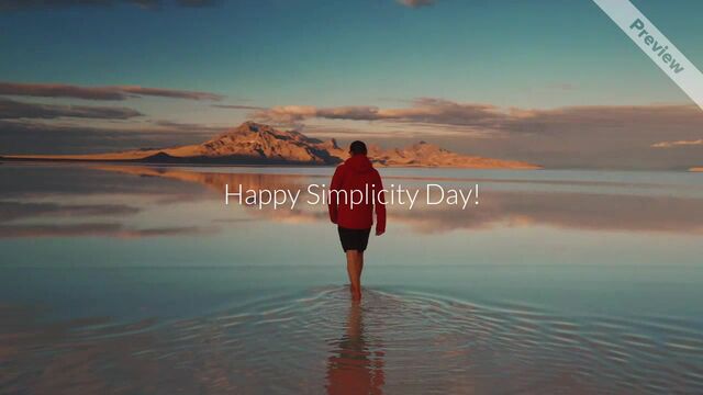 Simplicity Day