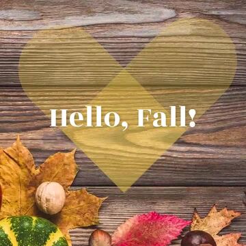 Hello, Fall!