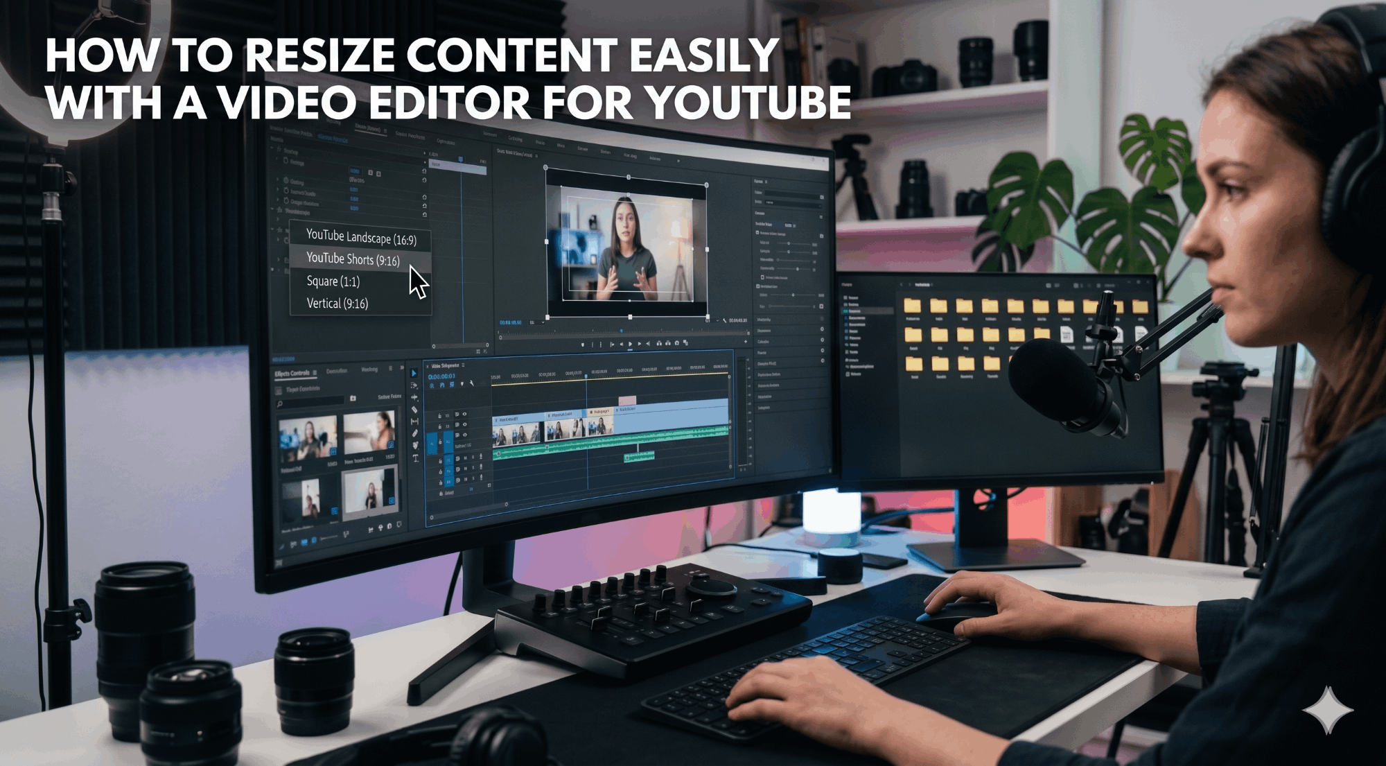resize content