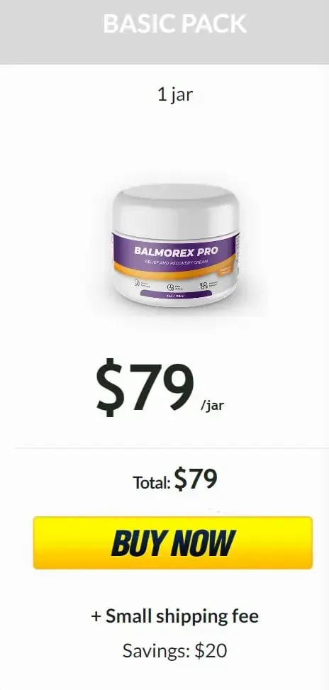 Balmorex Pro 1 Jar